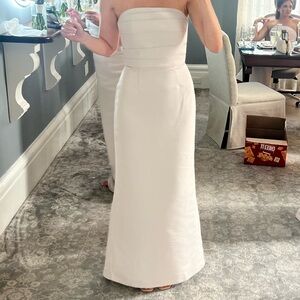 Amsale “Champagne”  Bella Bridesmaids dress